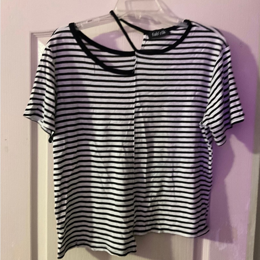 Striped crop top